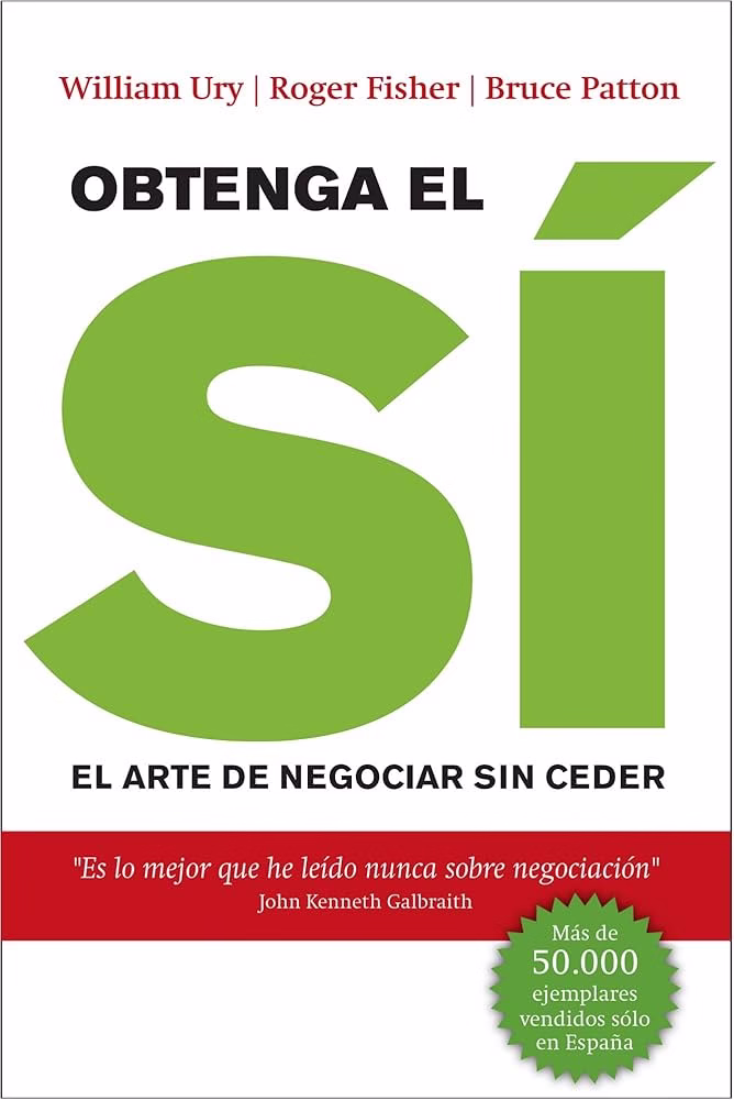 Portada del libro Obtenga el sí de Roger Fisher