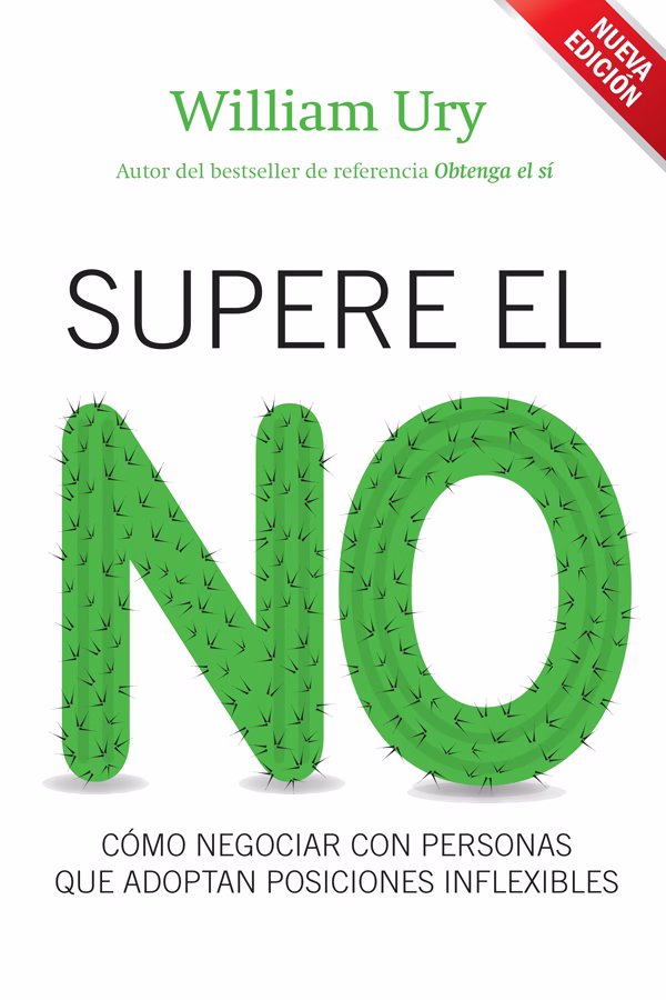 Portada del libro Supere el no de William Ury