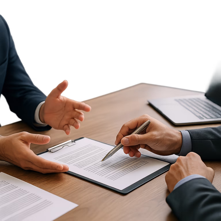 Directivo identificando los errores más comunes al usar el método Harvard de negociación